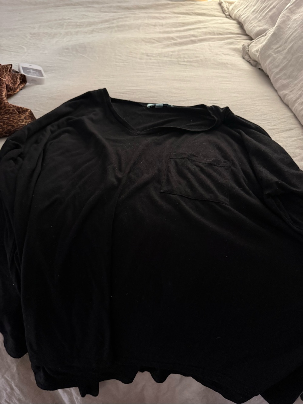 Basic soft black long sleeve